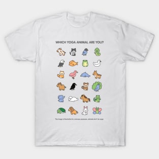 Yoga spiritual animals for kids T-Shirt